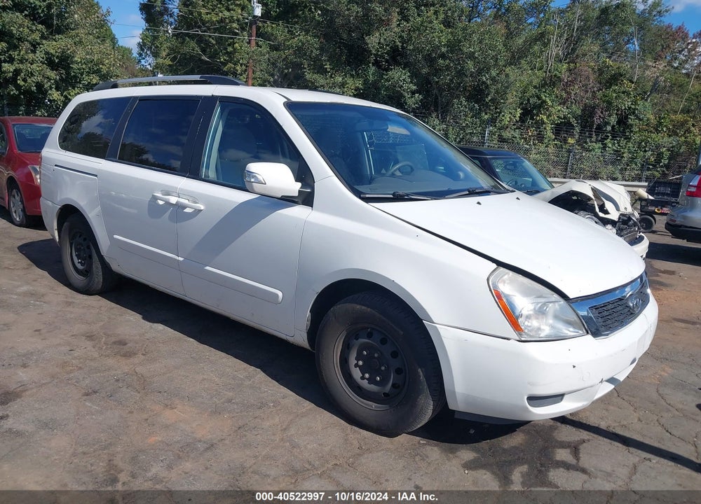 2012 KIA SEDONA LX VIN: KNDMG4C75C6458762
