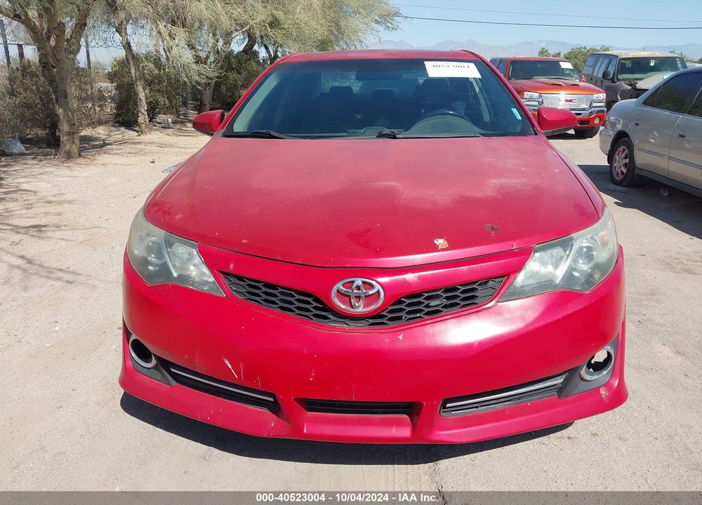 2012 TOYOTA CAMRY SE VIN: 4T1BF1FK2CU582102