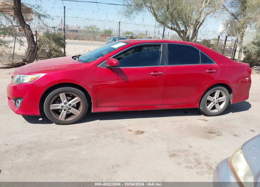 2012 TOYOTA CAMRY SE VIN: 4T1BF1FK2CU582102