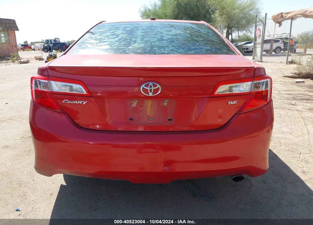 2012 TOYOTA CAMRY SE VIN: 4T1BF1FK2CU582102
