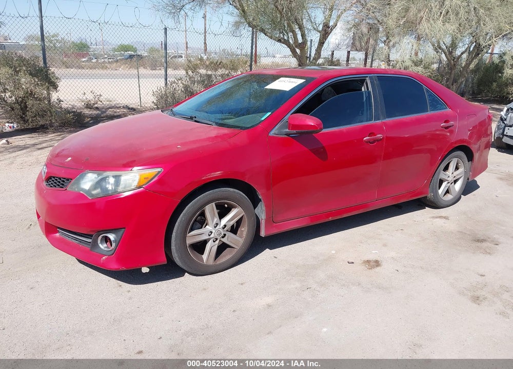 2012 TOYOTA CAMRY SE VIN: 4T1BF1FK2CU582102