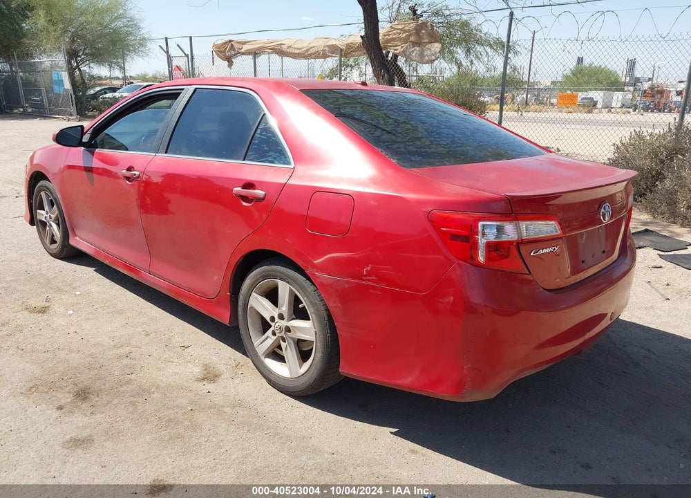 2012 TOYOTA CAMRY SE VIN: 4T1BF1FK2CU582102