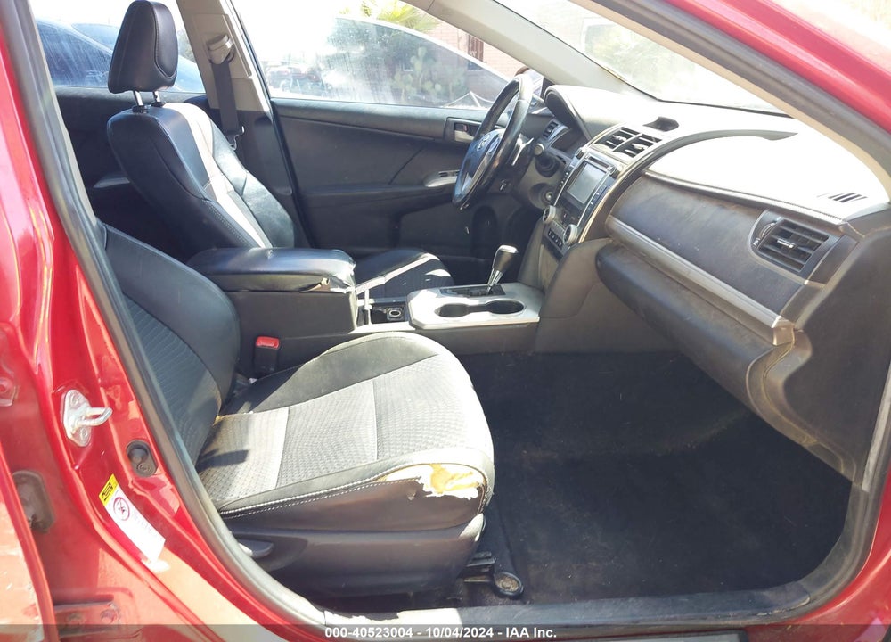 2012 TOYOTA CAMRY SE VIN: 4T1BF1FK2CU582102