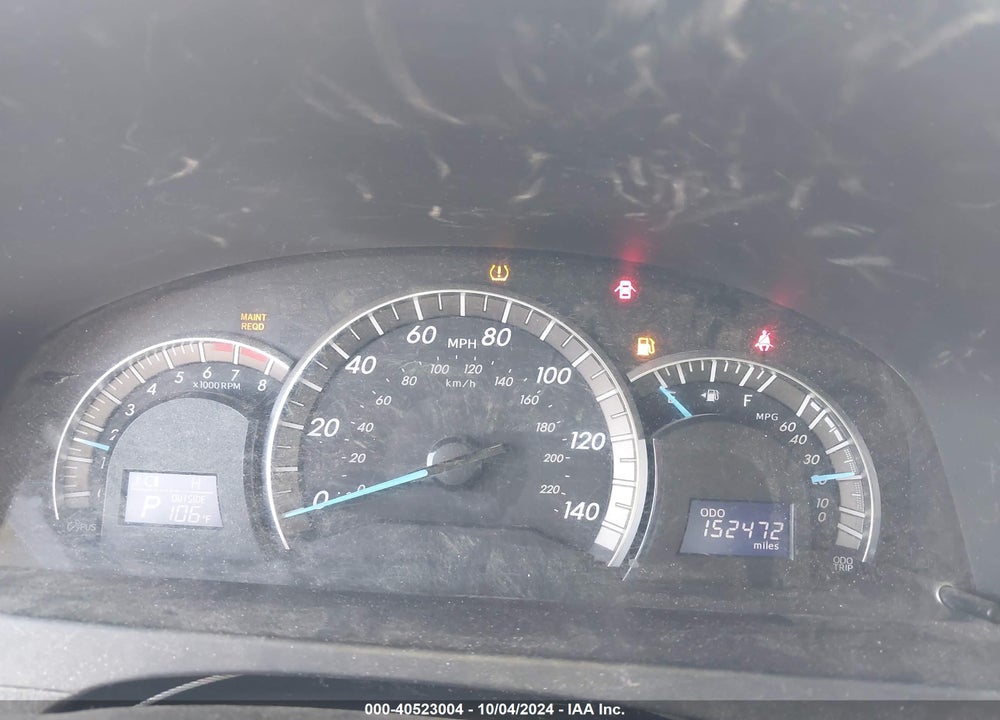 2012 TOYOTA CAMRY SE VIN: 4T1BF1FK2CU582102
