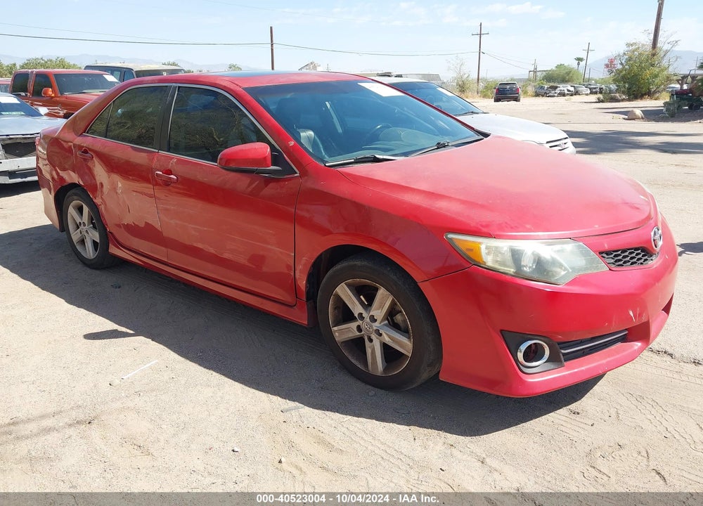 2012 TOYOTA CAMRY SE VIN: 4T1BF1FK2CU582102