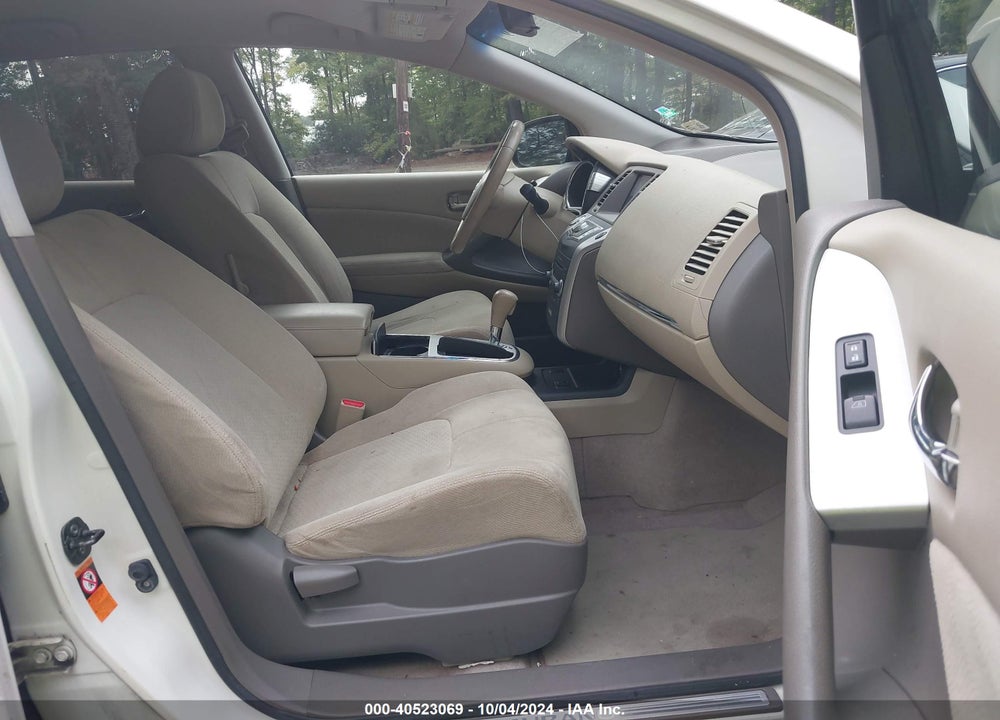 2009 NISSAN MURANO SL VIN: JN8AZ18W59W105124
