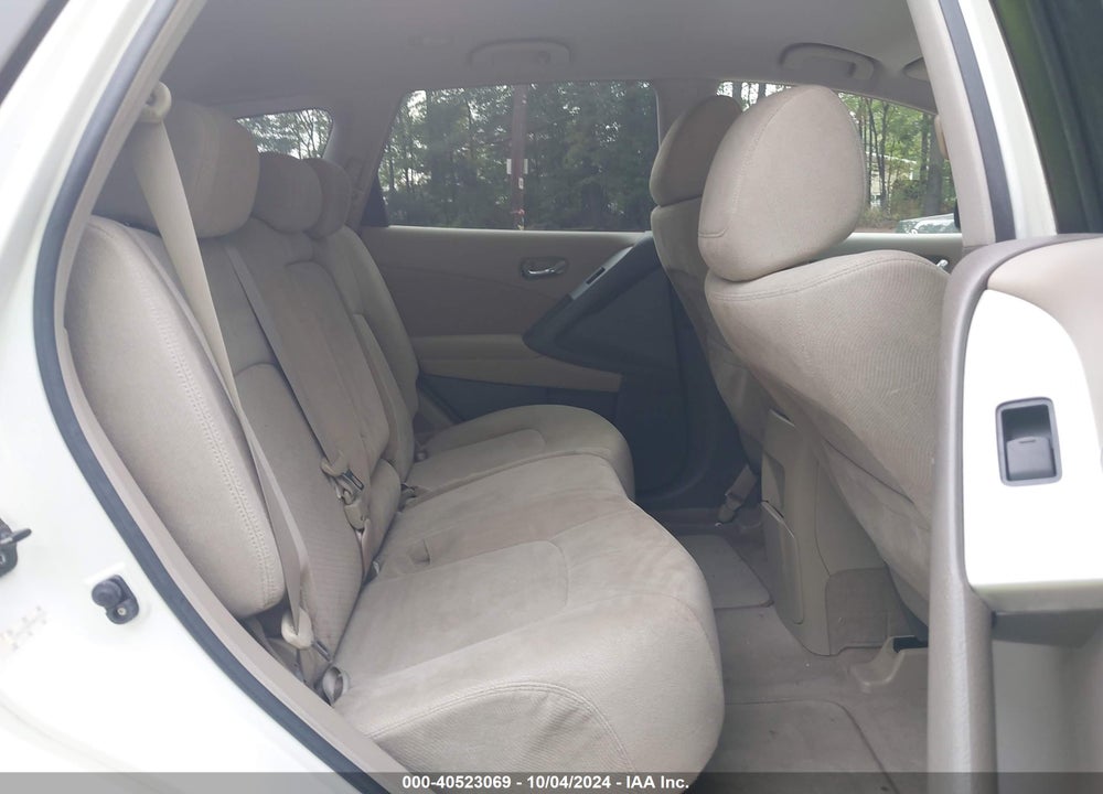 2009 NISSAN MURANO SL VIN: JN8AZ18W59W105124