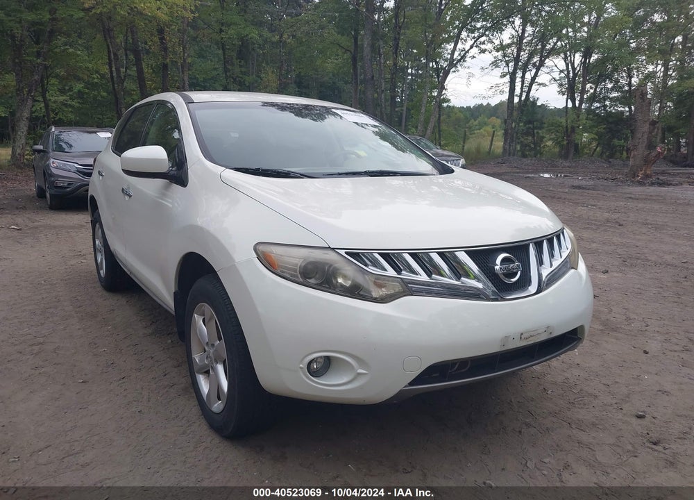 2009 NISSAN MURANO SL VIN: JN8AZ18W59W105124