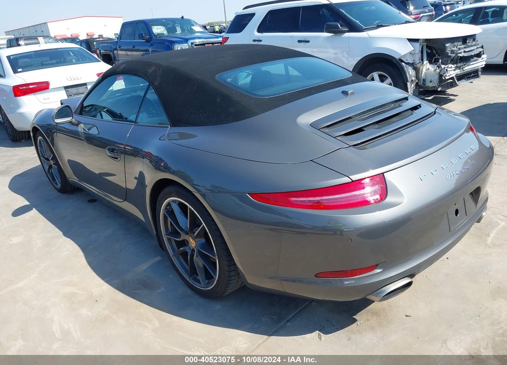 2013 PORSCHE 911 CARRERA VIN: WP0CA2A96DS141071