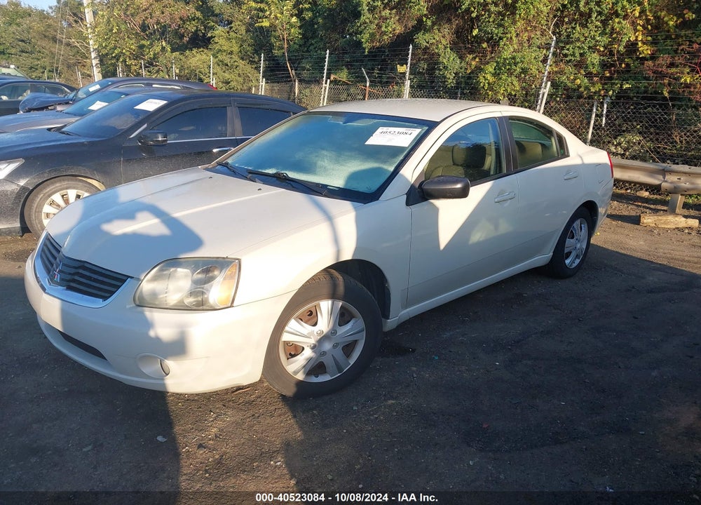 2008 MITSUBISHI GALANT ES VIN: 4A3AB36F48E022784