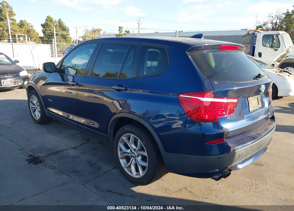 2013 BMW X3 XDRIVE28I VIN: 5UXWX9C58D0A32476