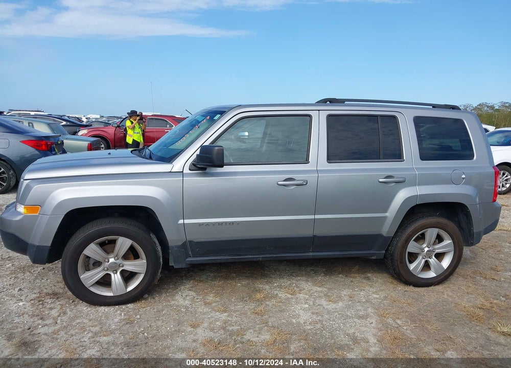 2014 JEEP PATRIOT LATITUDE VIN: 1C4NJRFB9ED792410