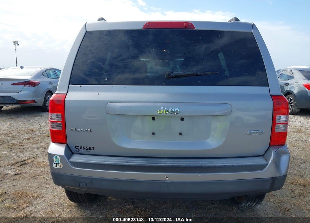 2014 JEEP PATRIOT LATITUDE VIN: 1C4NJRFB9ED792410