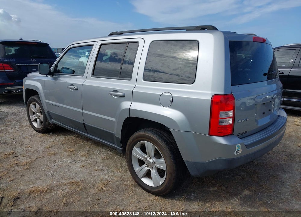 2014 JEEP PATRIOT LATITUDE VIN: 1C4NJRFB9ED792410