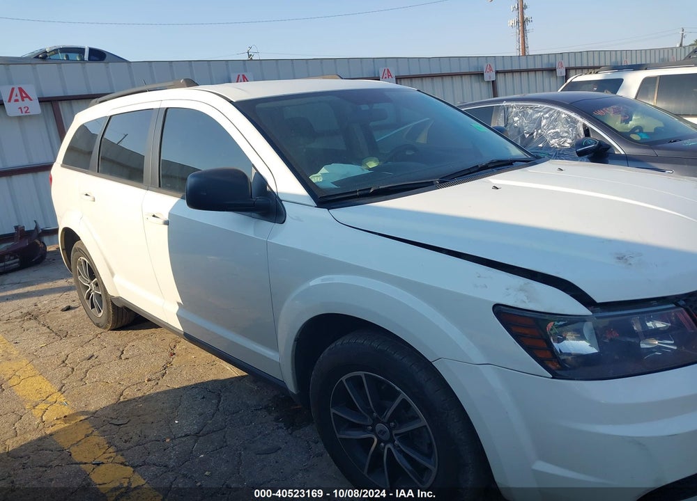 2018 DODGE JOURNEY SE VIN: 3C4PDCAB7JT236721
