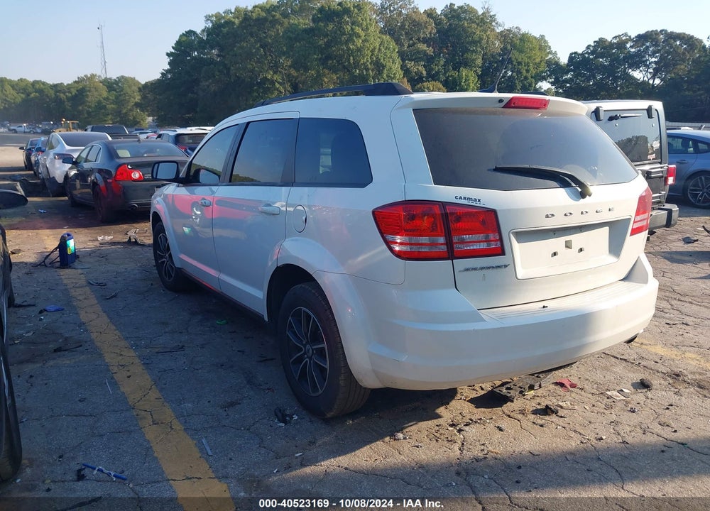 2018 DODGE JOURNEY SE VIN: 3C4PDCAB7JT236721