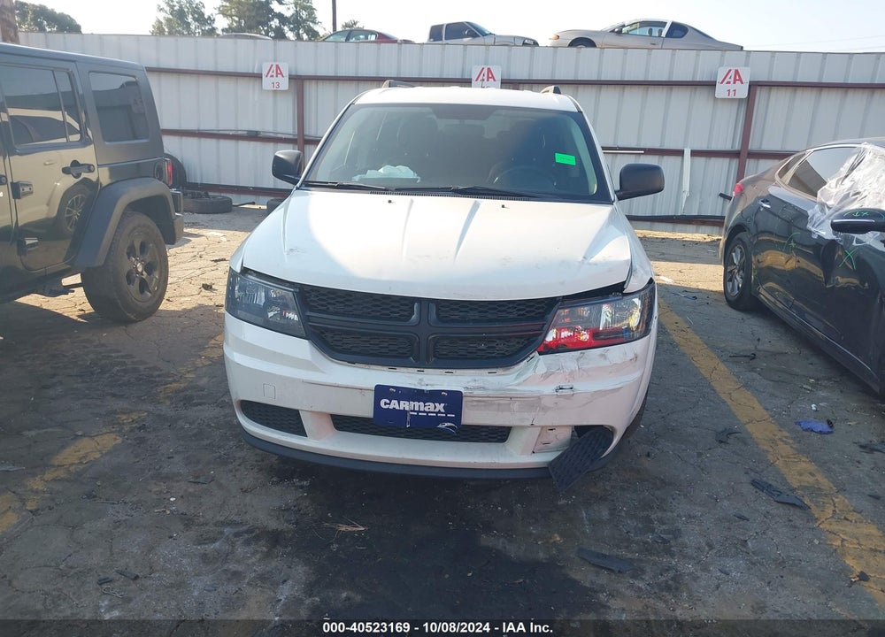 2018 DODGE JOURNEY SE VIN: 3C4PDCAB7JT236721