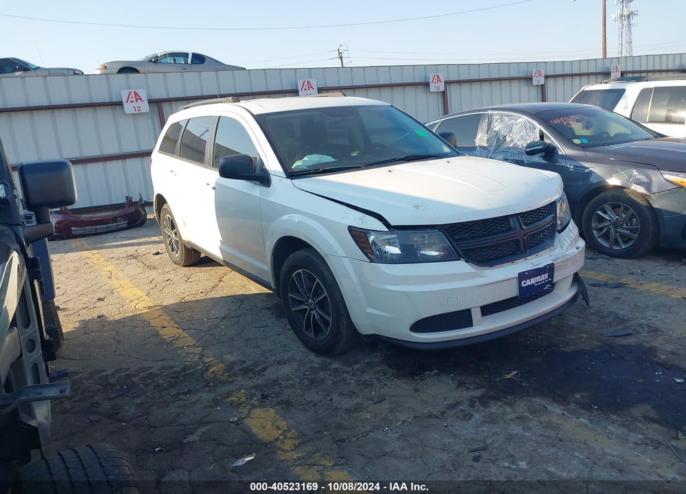 2018 DODGE JOURNEY SE VIN: 3C4PDCAB7JT236721