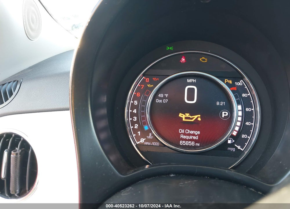 2018 FIAT 500 LOUNGE VIN: 3C3CFFCH1JT523794