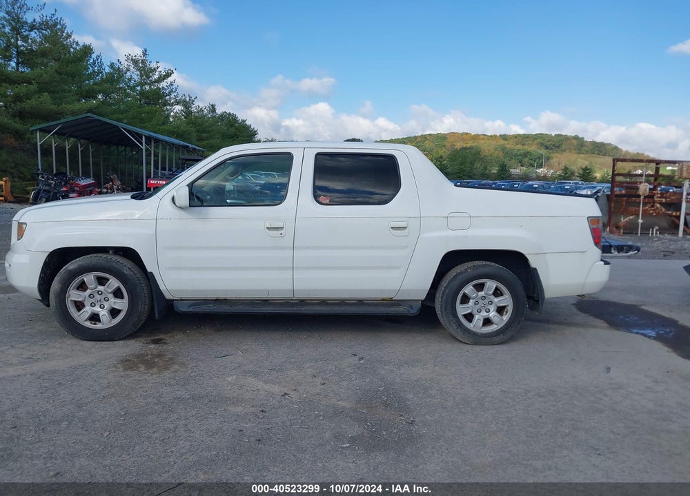2007 HONDA RIDGELINE RTL VIN: 2HJYK16557H521948