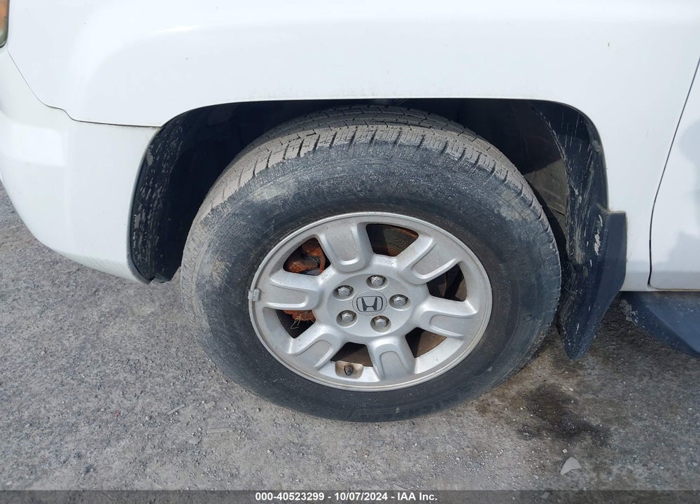 2007 HONDA RIDGELINE RTL VIN: 2HJYK16557H521948