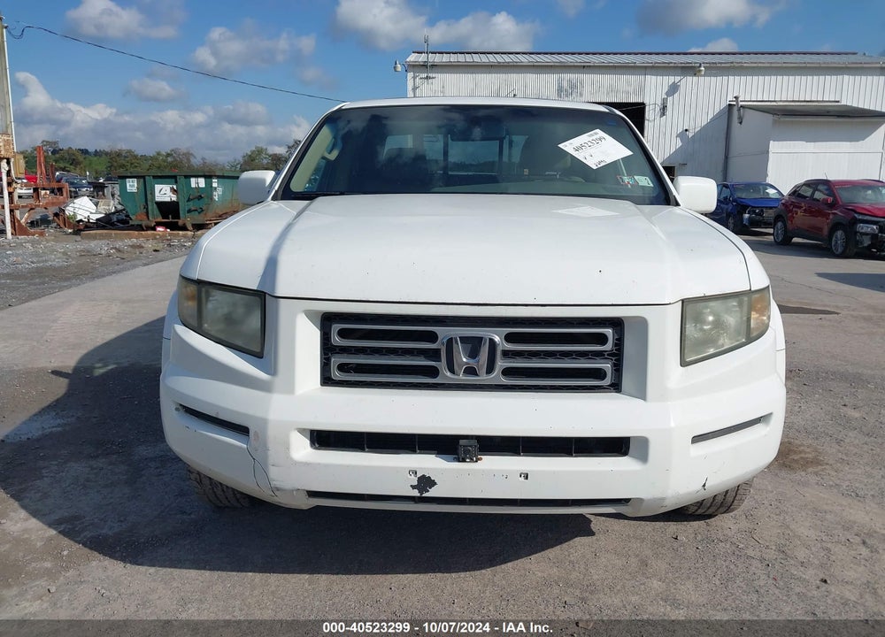 2007 HONDA RIDGELINE RTL VIN: 2HJYK16557H521948