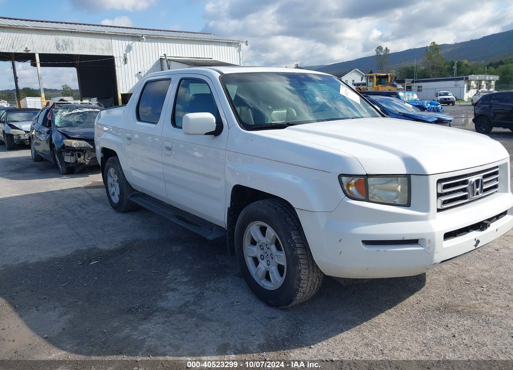 2007 HONDA RIDGELINE RTL VIN: 2HJYK16557H521948