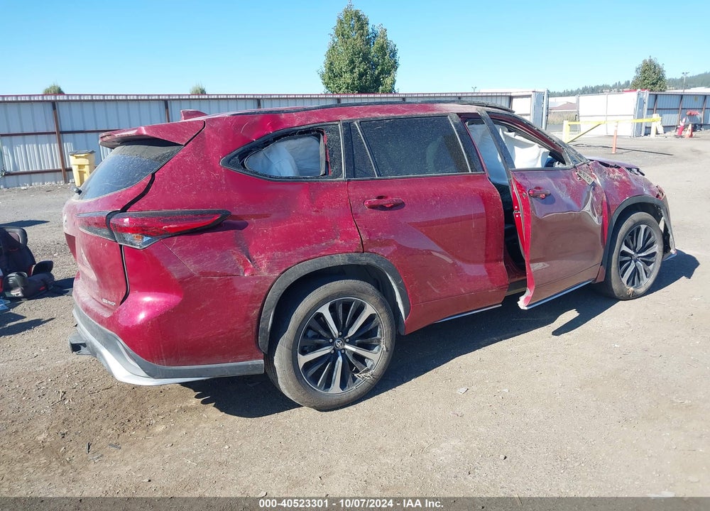 2021 TOYOTA HIGHLANDER XSE VIN: 5TDLZRBH2MS098350