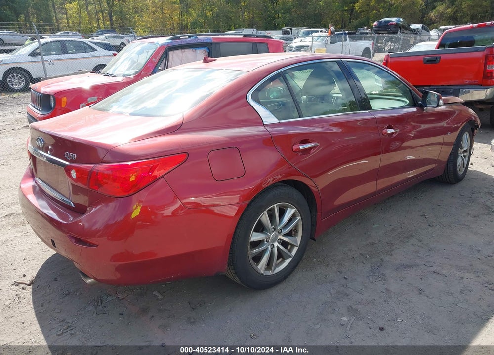 2014 INFINITI Q50 PREMIUM VIN: JN1BV7ARXEM705617