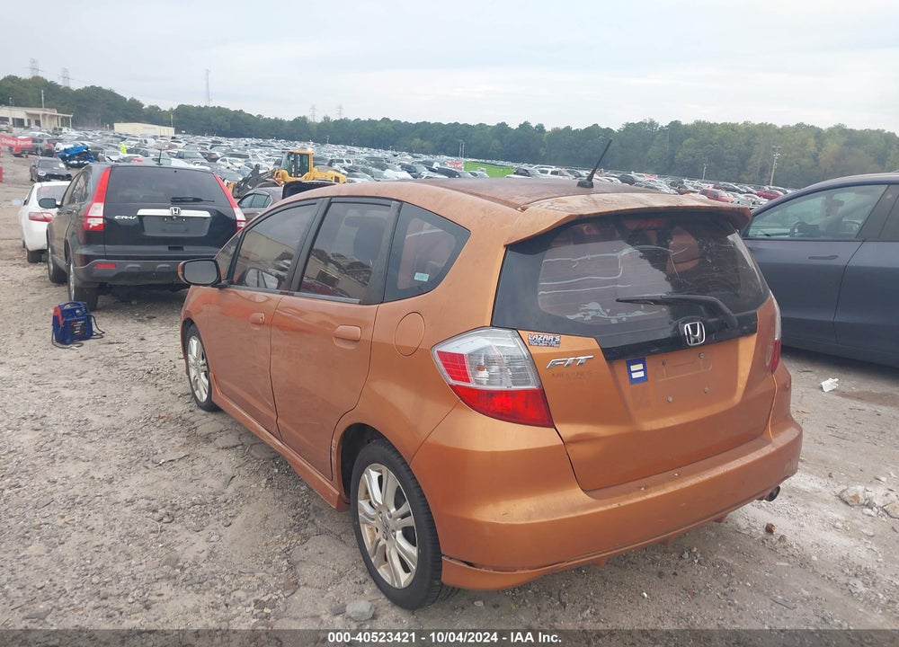 2009 HONDA FIT SPORT VIN: JHMGE88419S028394