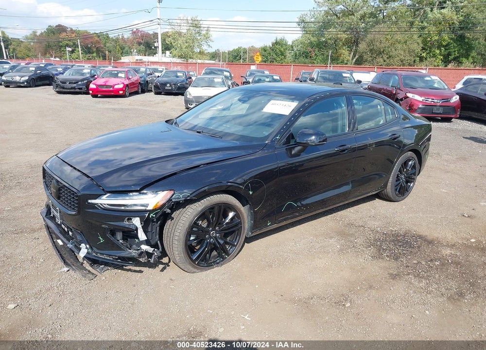 2023 VOLVO S60 B5 PLUS BLACK EDITION VIN: 7JRL12FT3PG231887