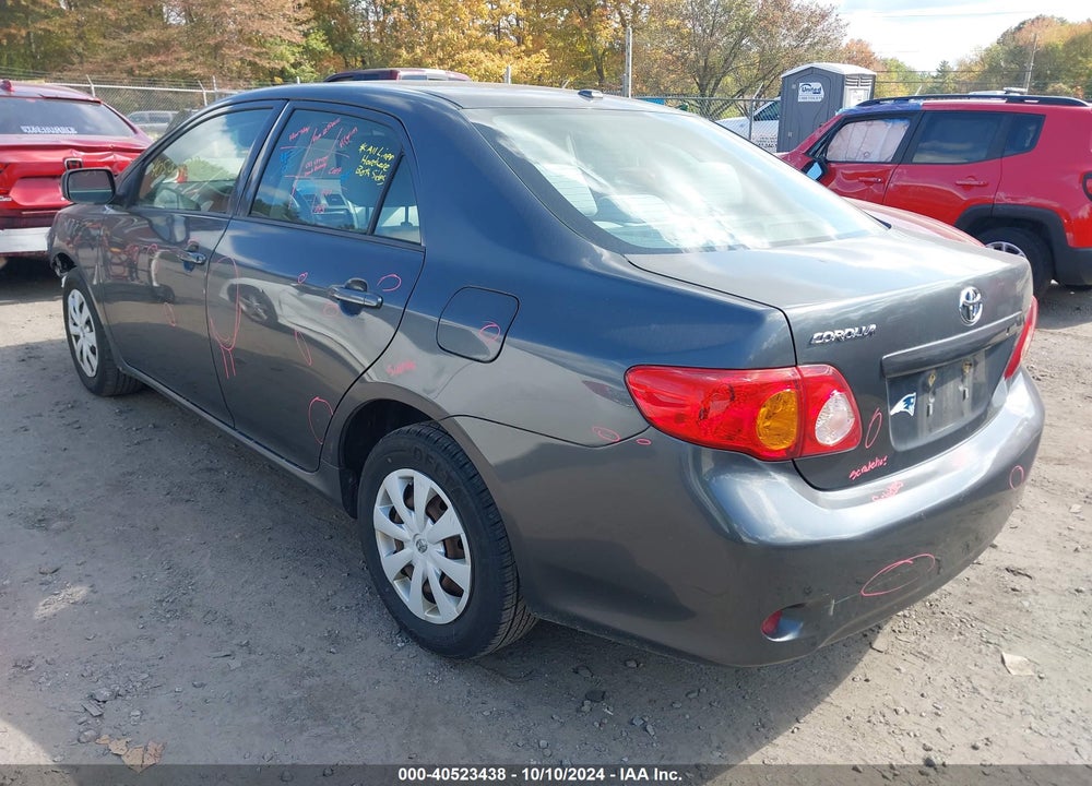 2009 TOYOTA COROLLA VIN: 2T1BU40E49C171076