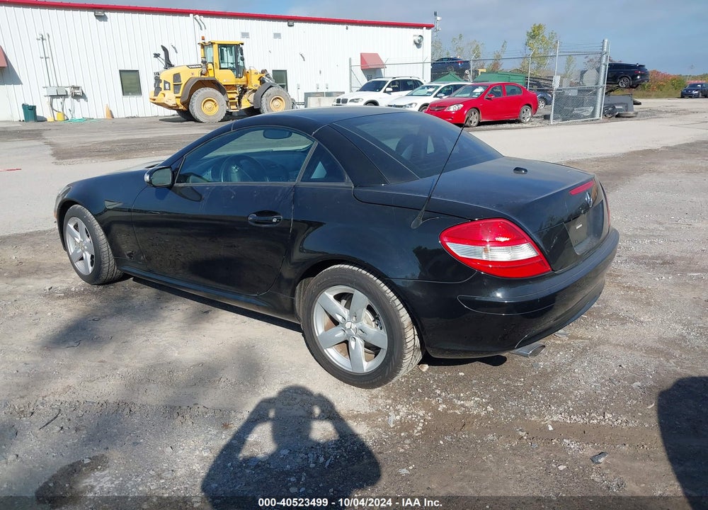 2007 MERCEDES-BENZ SLK 280 VIN: WDBWK54F27F156921