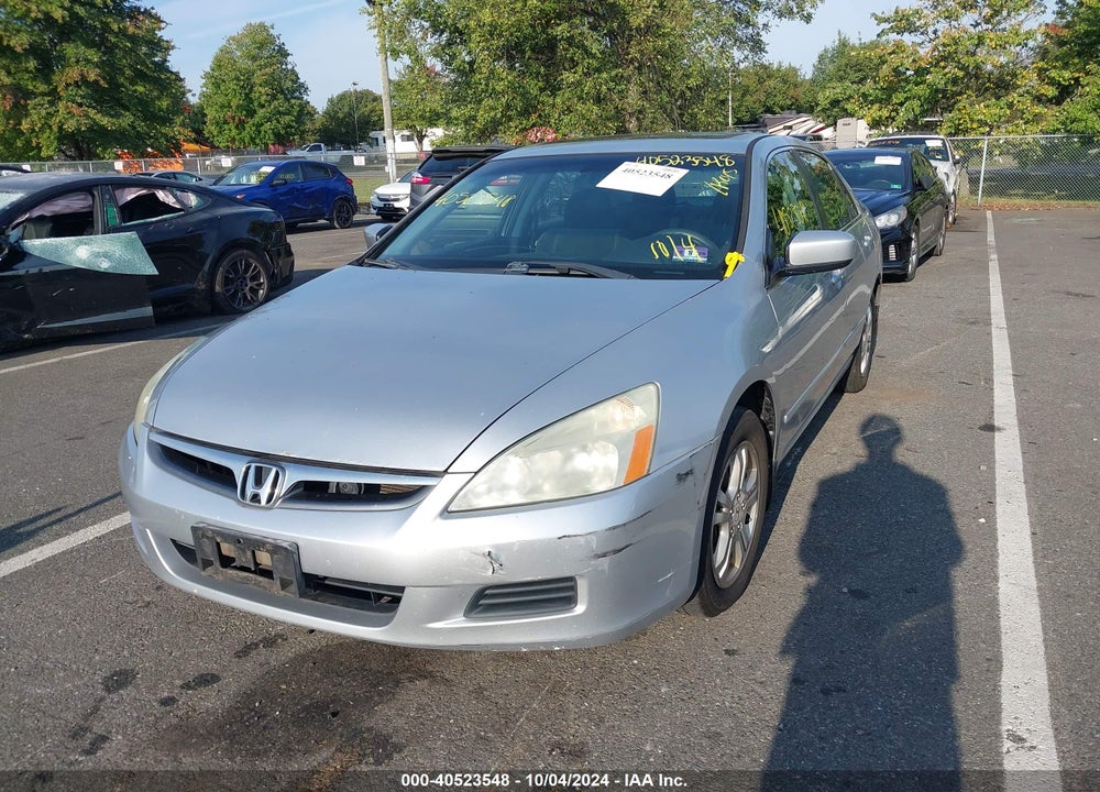 2007 HONDA ACCORD 2.4 EX VIN: 1HGCM56727A216778