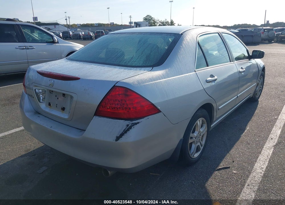 2007 HONDA ACCORD 2.4 EX VIN: 1HGCM56727A216778