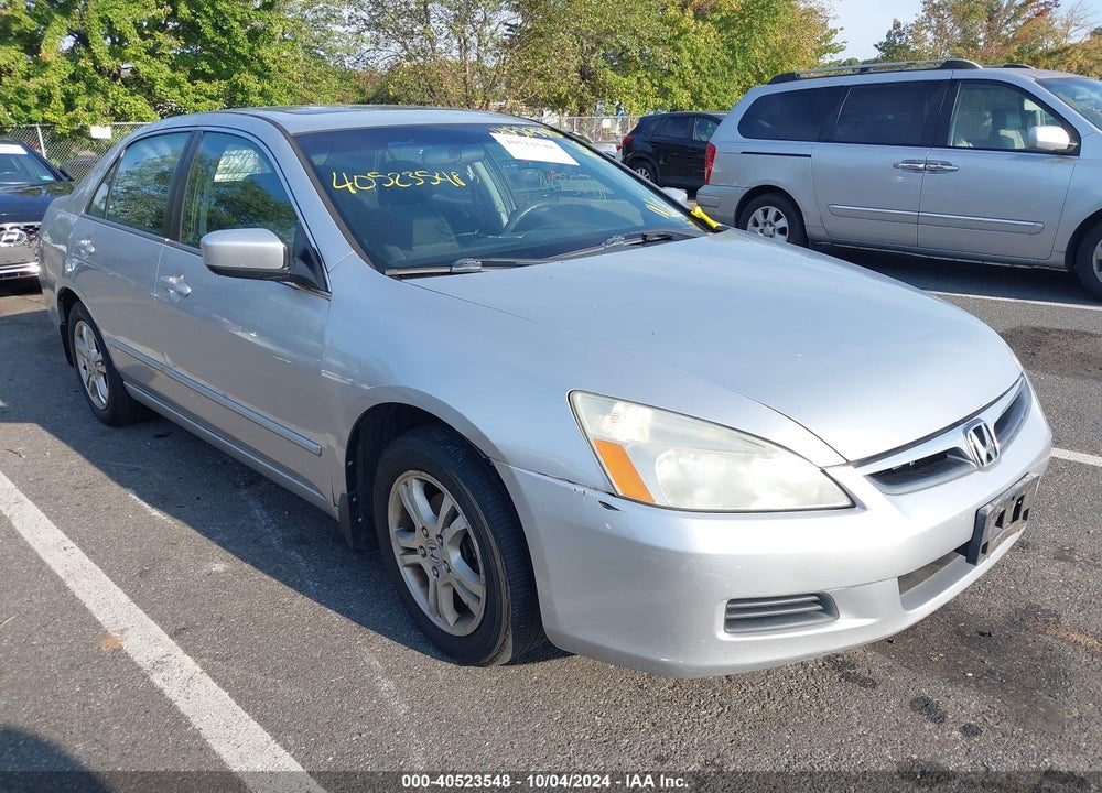 2007 HONDA ACCORD 2.4 EX VIN: 1HGCM56727A216778