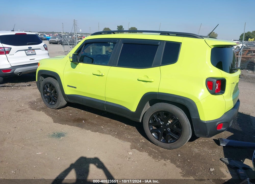 2017 JEEP RENEGADE ALTITUDE FWD VIN: ZACCJABB4HPF48037