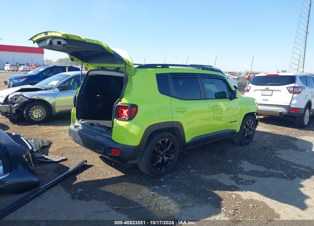 2017 JEEP RENEGADE ALTITUDE FWD VIN: ZACCJABB4HPF48037