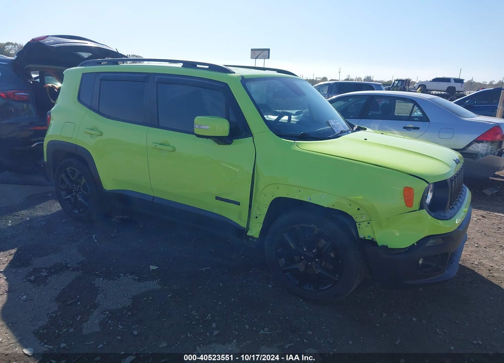 2017 JEEP RENEGADE ALTITUDE FWD VIN: ZACCJABB4HPF48037