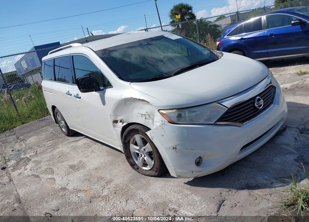 2012 NISSAN QUEST SV VIN: JN8AE2KP0C9039770