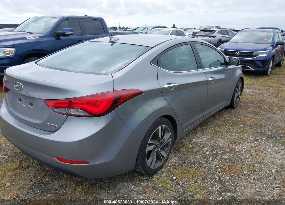 2015 HYUNDAI ELANTRA LIMITED VIN: KMHDH4AEXFU280132