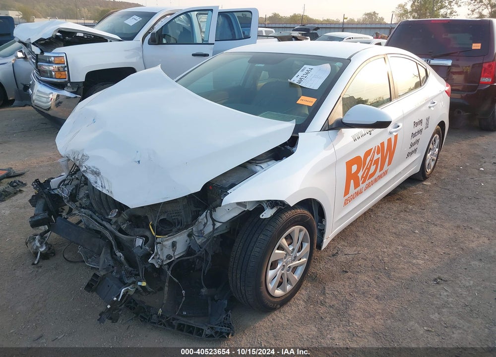 2017 HYUNDAI ELANTRA SE VIN: 5NPD74LF4HH102906