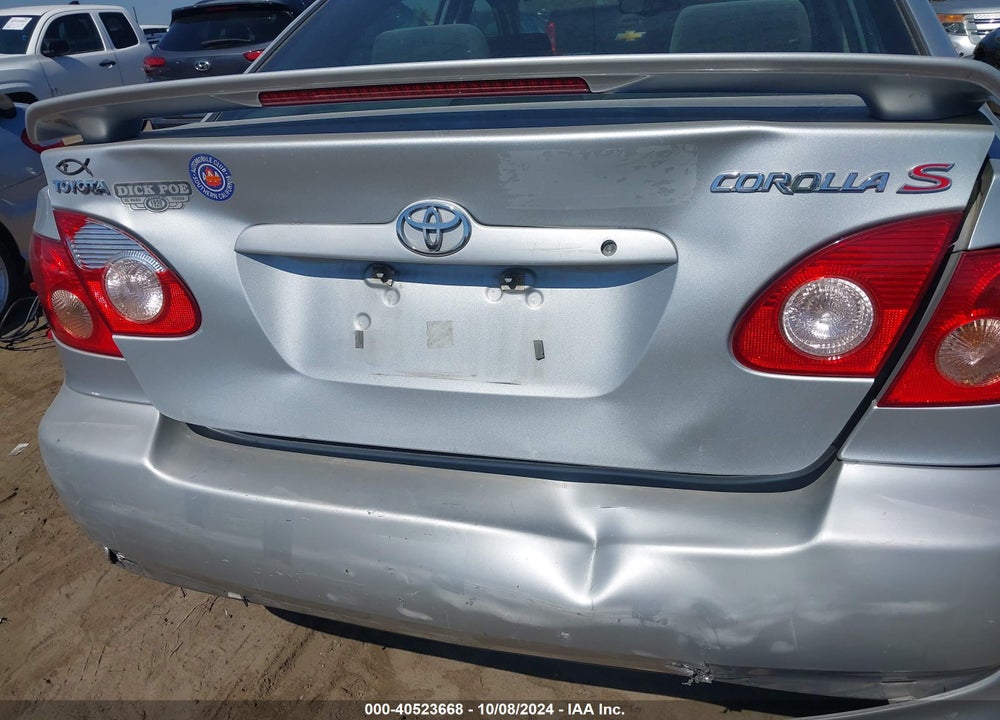 2005 TOYOTA COROLLA S VIN: 1NXBR32E75Z444657