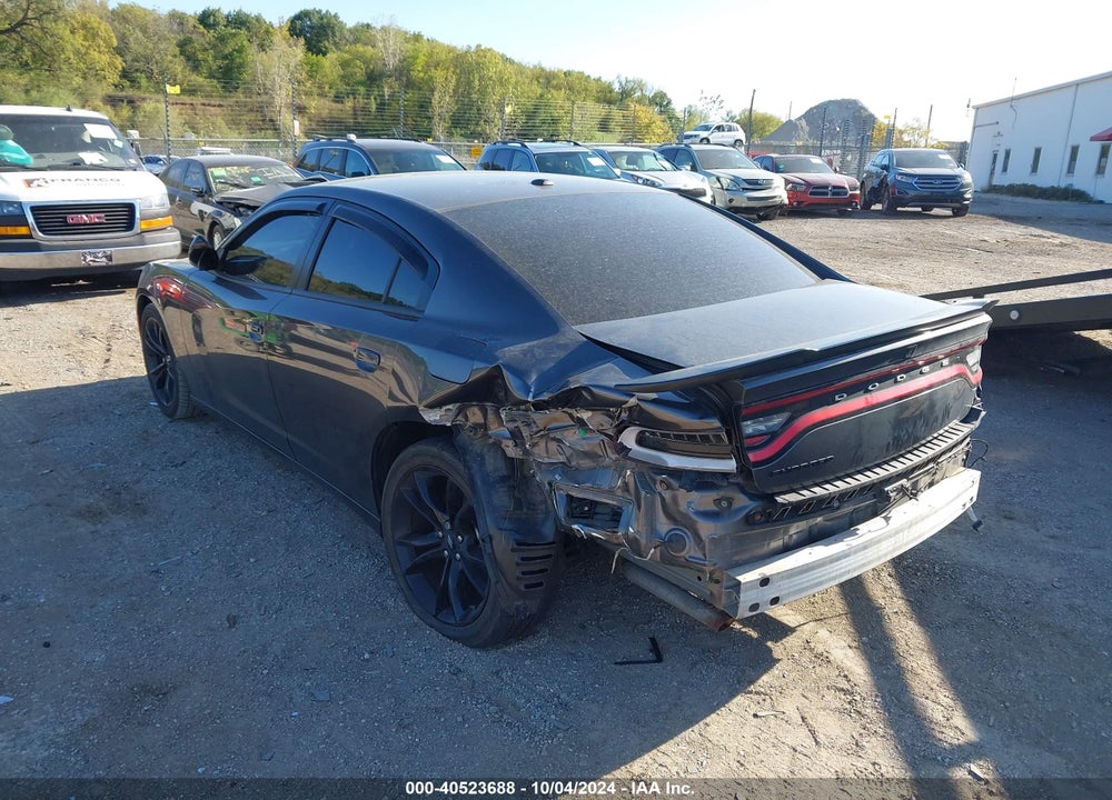 2018 DODGE CHARGER SXT RWD VIN: 2C3CDXBG0JH119673