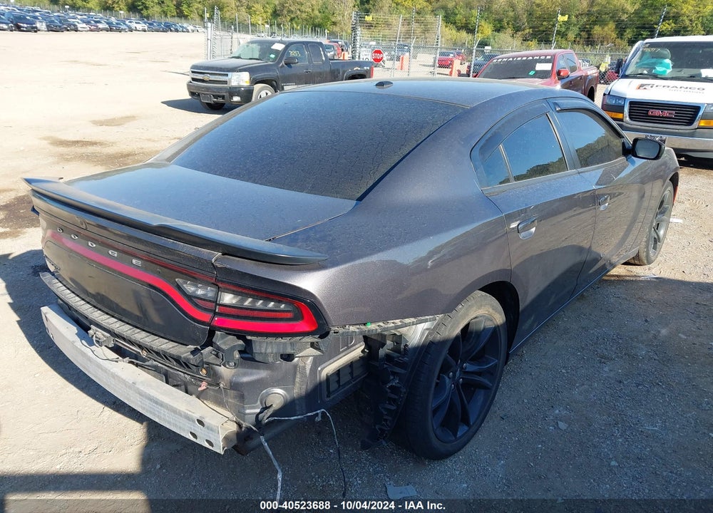 2018 DODGE CHARGER SXT RWD VIN: 2C3CDXBG0JH119673