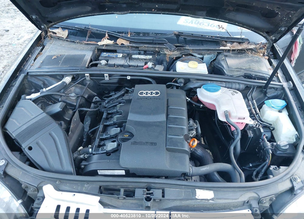 2007 AUDI A4 2.0T VIN: WAUEF98E37A042592