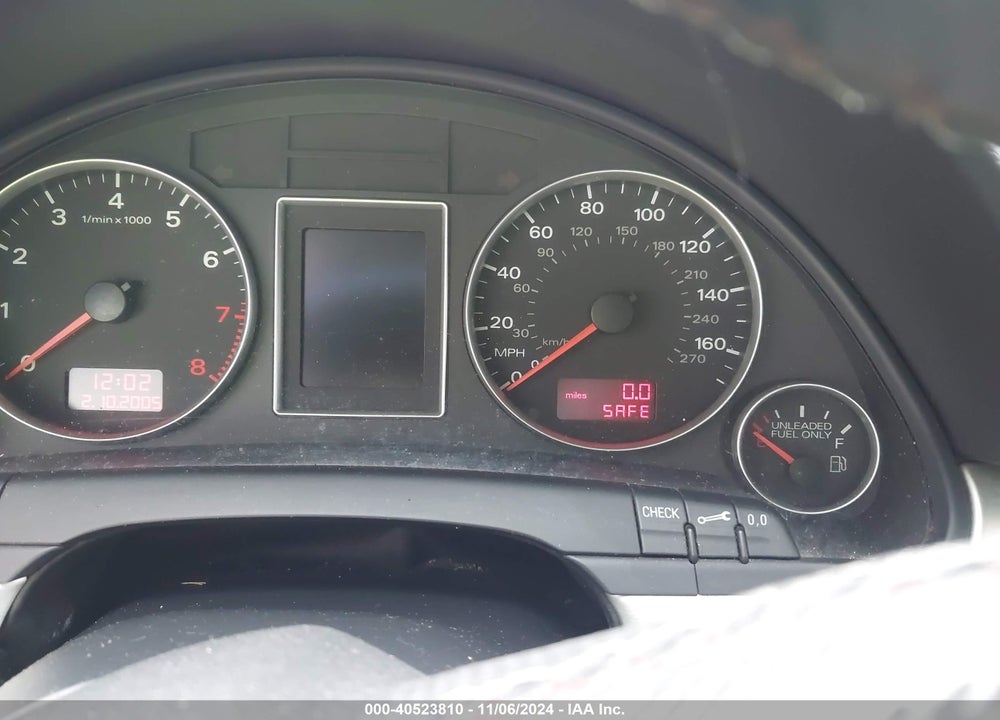 2007 AUDI A4 2.0T VIN: WAUEF98E37A042592