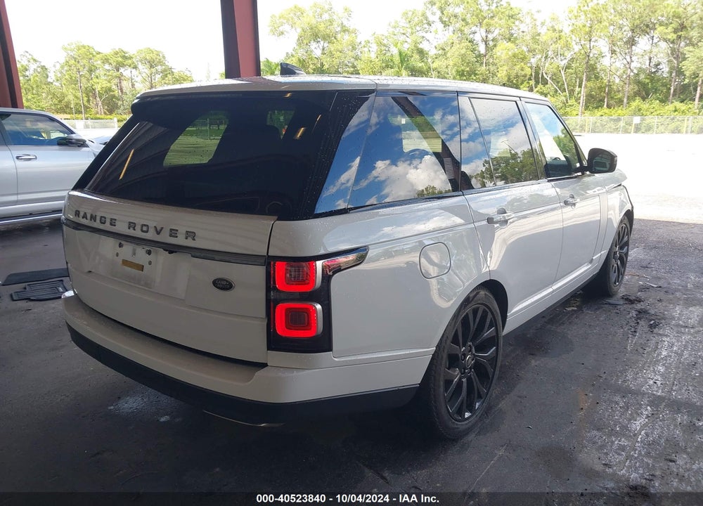 2020 LAND ROVER RANGE ROVER VIN: SALGR2SU6LA599252