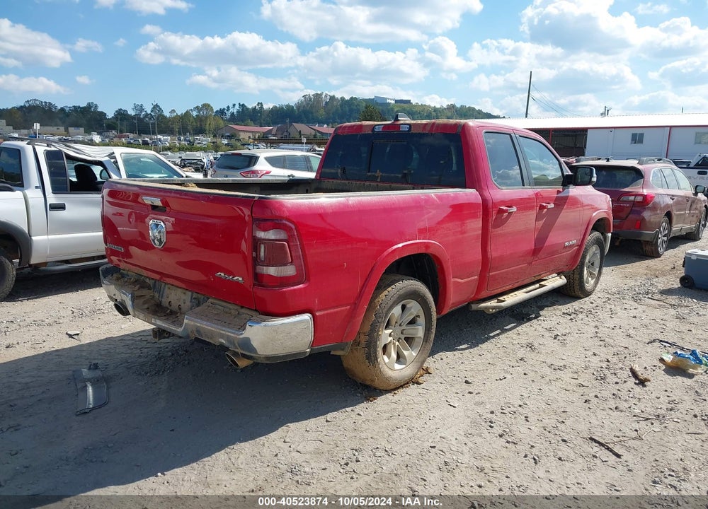 2019 RAM 1500 LAIE  4X4 6'4 BOX VIN: 1C6SRFDT8KN668731