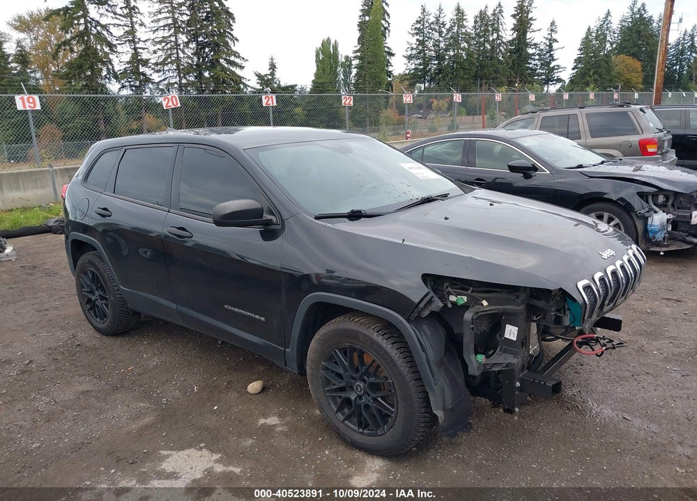 2016 JEEP CHEROKEE SPORT VIN: 1C4PJLAB5GW136712
